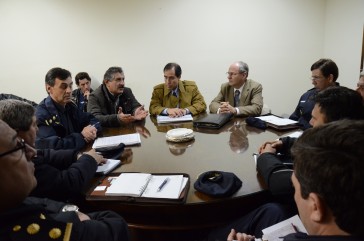Seguridad: Reunión con Jefes policiales y representantes de la UTA
