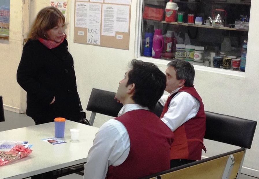 Casasola estuvo en el Casino y habló con los empleados