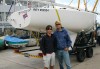 Van Avermaete (tominel) junto a Rafel De Martis (proa)