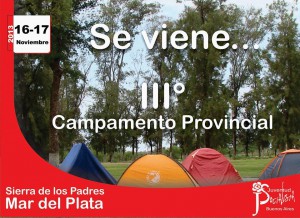 Con más de 200 jóvenes, este sábado inicia el Tercer Campamento Provincial Socialista