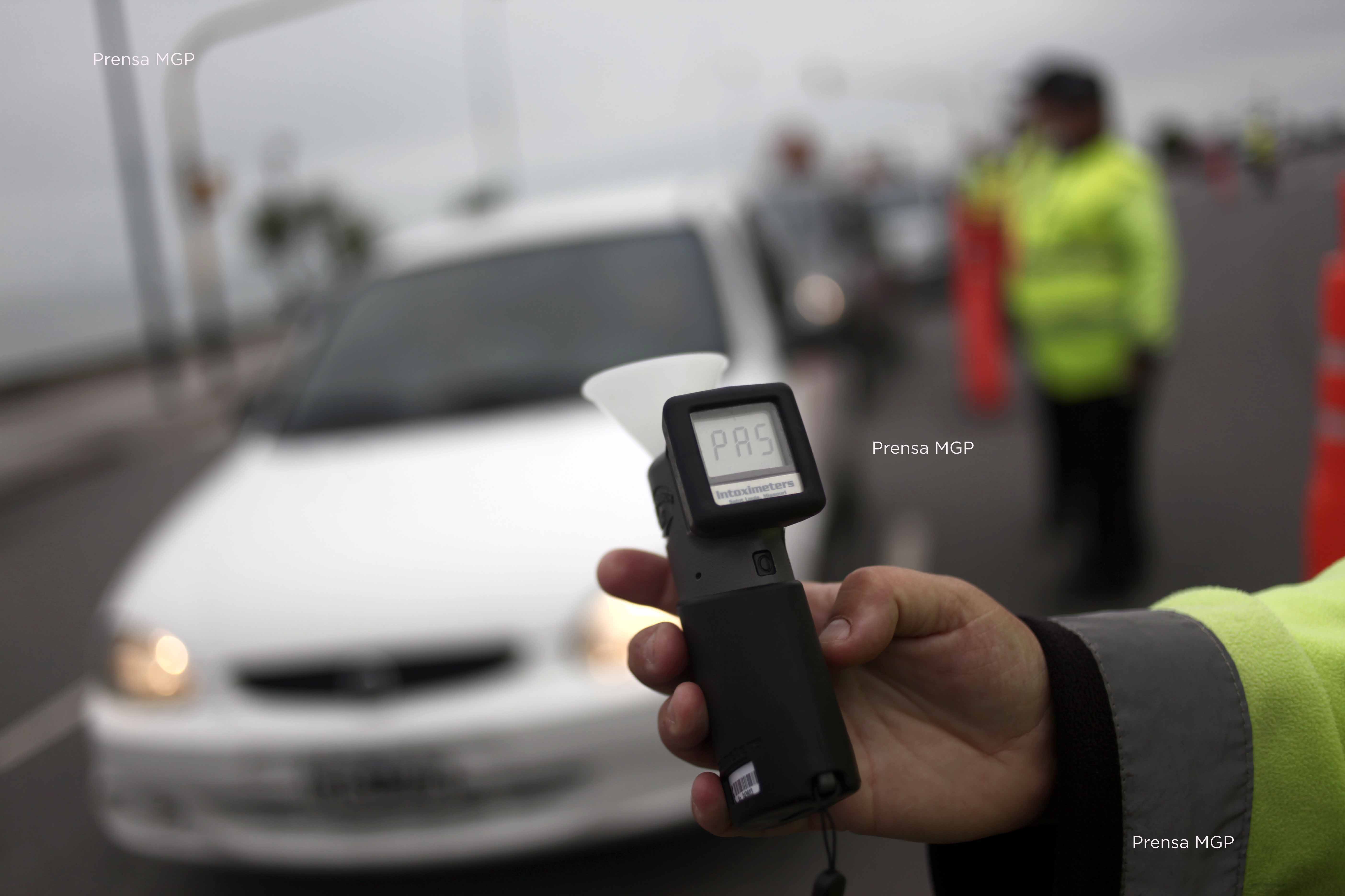 En un fin de semana con grandes operativos de control vehicular se detectaron a 117 conductores con más alcohol en sangre de lo permitido