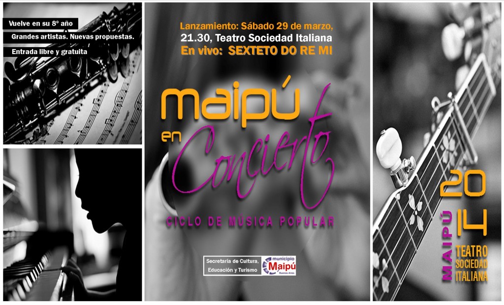 AFICHE MAIPU EN CONCIERTO Generico 29-3-2014