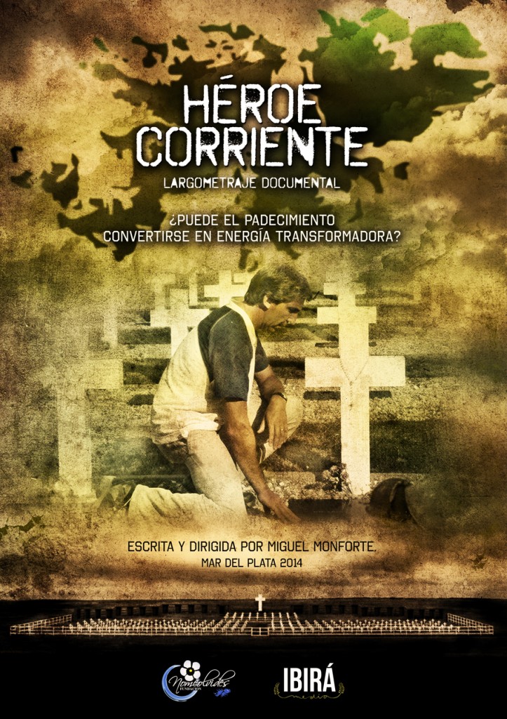 AFICHE DOCUMENTAL HÈROE CORRIENTE