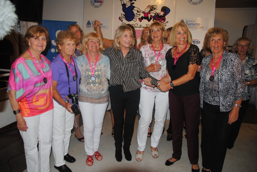 Mar del Plata vivió y disfruto de la fiesta de las veteranas de tenis