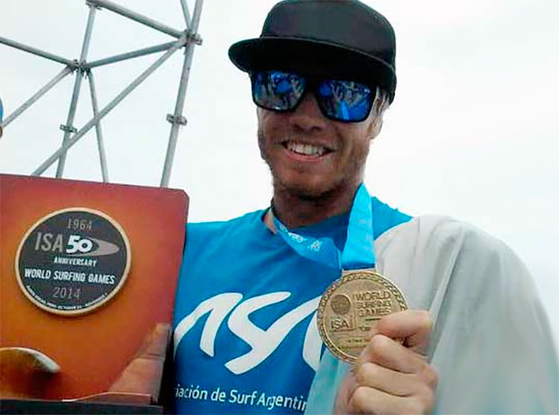 El surfista Leandro Usuna clasificó a los Juegos Olímpicos de Tokio