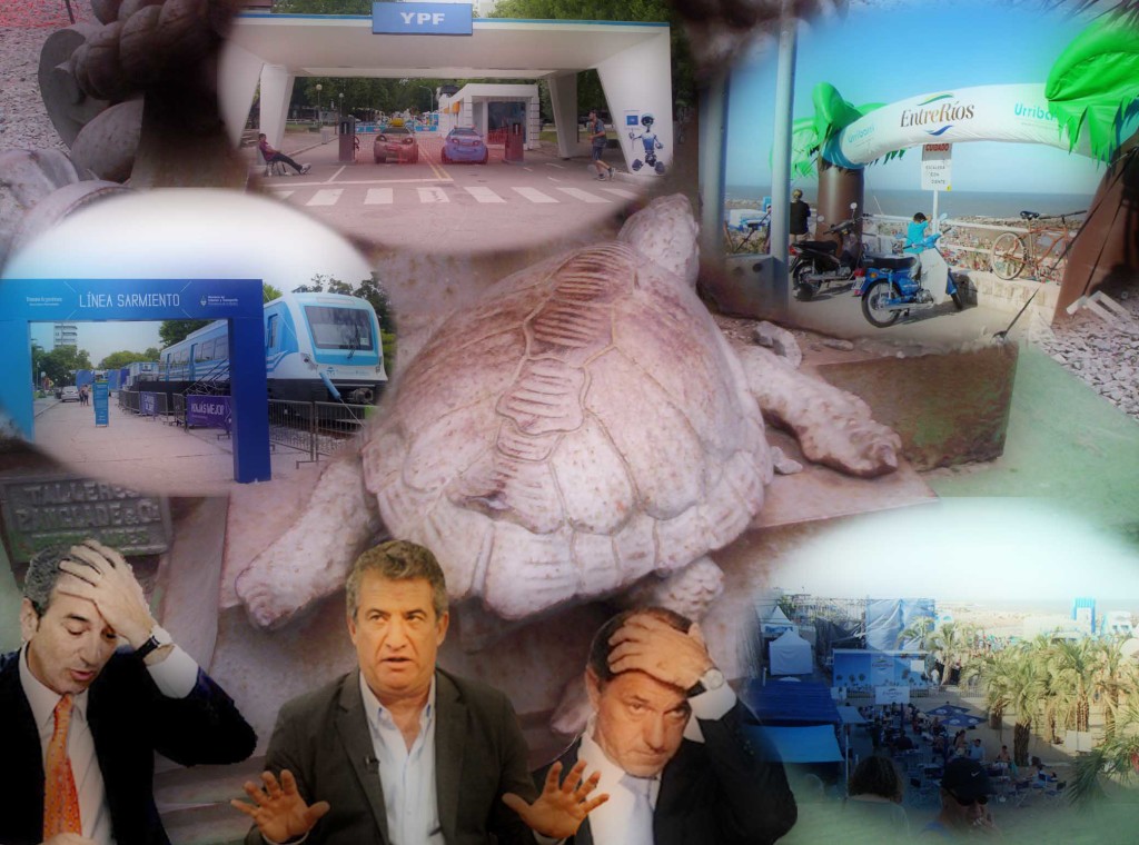 A LOS PRESIDENCIABLES SE LES ESCAPO LA TORTUGA EN EL ESPACIO PUBLICO