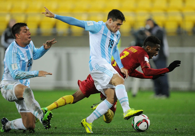 Sub 20: el marplatense Buendía anotó un gol en la derrota Argentina frente a Ghana