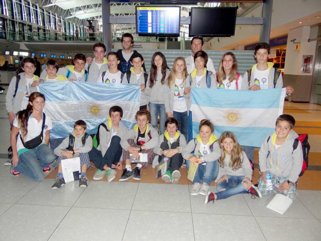 El equipo argentino de Optimist partió hacia Antigua para participar del Campeonato Norteamericano