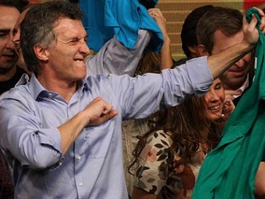 Macri, en el 2011 rumbo a la Casa Rosada