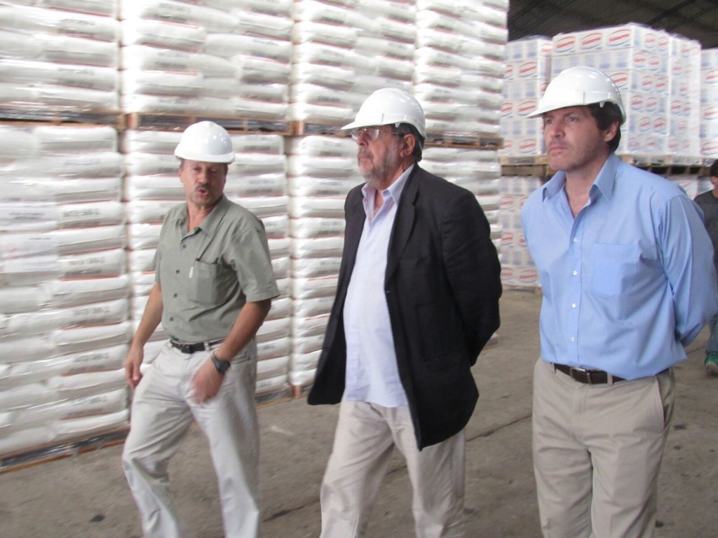 con el Ministro Elustondo en Materia Hnos