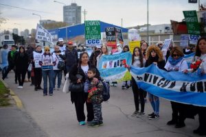 Los familiares de los tripulantes del Repunte, Rigel y San Antonino marcharon juntos