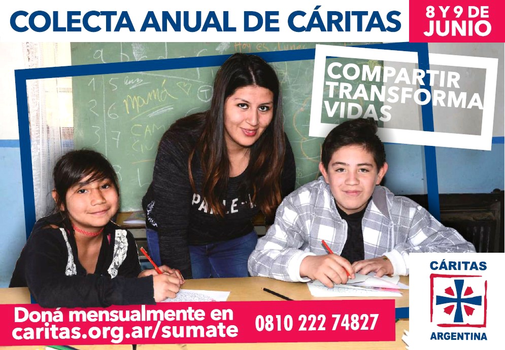 Obispado de Mar del Plata | Convocatoria de prensa | Colecta Anual de Cáritas 2019
