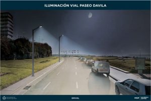 Arroyo recorrió las obras de puesta en valor del Paseo Dávila