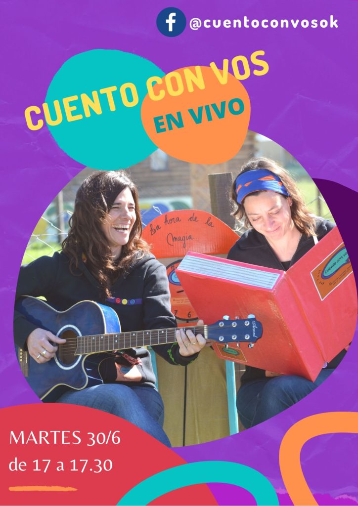 “Cuento con vos” en vivo: cuentos, canciones y algo más