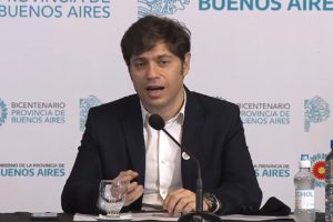 Kicillof anunciará el lunes medidas complementarias para asistir a Pymes y comercios