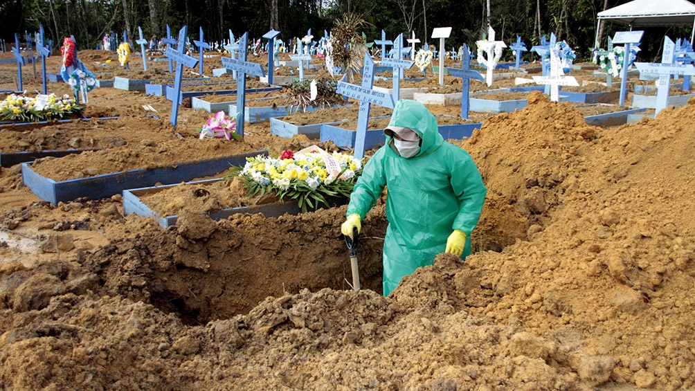 Brasil supera los 2 millones de casos y los 76.000 muertos