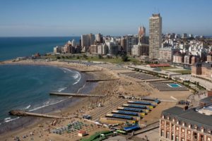 En Mar del Plata, ya se trabaja en protocolos sanitarios para evitar contagios del nuevo coronavirus Fuente: LA NACION - Crédito: Mauro V. Rizzi
