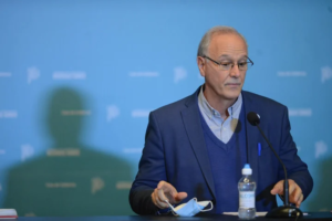 El ministro de Salud la Provincia Buenos Aires Daniel Gollan . Foto Mauricio Nievas