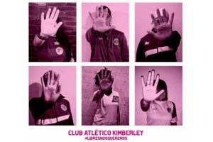Kimberley se sumó al reclamo en contra de los femicidios