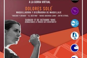 La maquilladora Dolores Solé en una charla solidaria para el sector audiovisual
