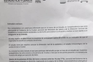 El Municipio alerta sobre falso aviso de visita a domicilios