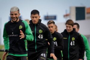 Jonathan Zacaria ya entra con el plantel de Aldosivi
