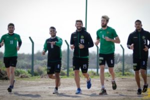 Aldosivi continúa con los entrenamientos en su predio