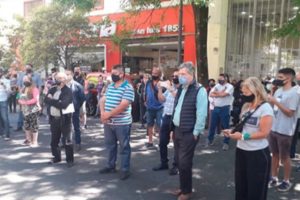 Defensores del pueblo se movilizaron ante el recorte presupuestario de su dependencia