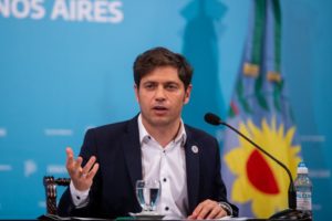 El gobernador bonaerense, Axel Kicillof, aislado nuevamente por ser contacto estrecho.