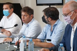 Bianco participó de la conferencia de prensa con el gobernador Kicillof y su par de Salud, Daniel Gollan.
