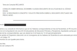 El IPS sin anestesia: sin beneficios ni privilegios; descuentan equivocaciones