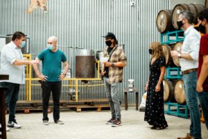 Horacio Rodríguez Larreta y Guillermo Montenegro visitaron la fábrica de Cerveza Antares en Mar del Plata