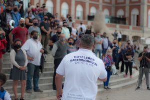 Gastronómicos: «Marchamos porque el hambre y la miseria no tienen distintivo ni color político»