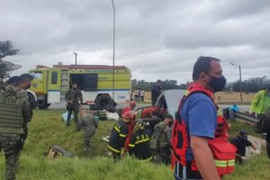 Murieron dos mujeres en un accidente en la Autovía 2
