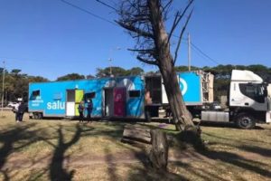 Nuevo dispositivo sanitario en la rotonda del Faro para pacientes sospechosos de Covid