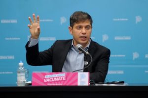 Kicillof: «Hoy empezaron las clases presenciales para un millón de estudiantes»