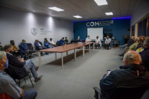 Con foco en la seguridad, Montenegro recibió a representantes de clubes de fútbol