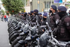 La Policía Bonaerense y la manifestación que no fue