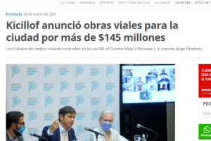 Kicillof con anuncios de números que no cierran: ni obras ni vacunas
