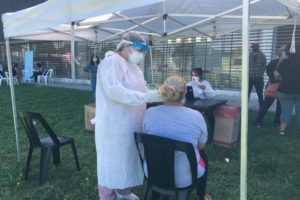 Nueva jornada de detección Covid en el barrio Belisario Roldán