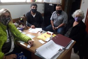 Vilma Baragiola recibió a  representantes de la CTA Autónoma