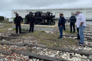Astilleros comprometieron asistencia técnica para adecuar el varadero de la Base Naval Mar del Plata