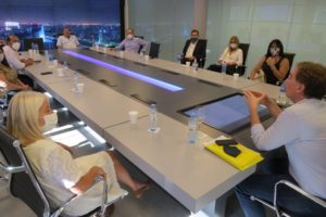 Diego Santilli recibió a concejales de distintos distritos de la provincia de Buenos Aires