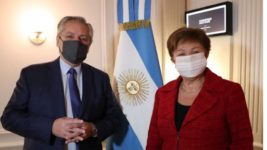 FMI: Alberto Fernández se reunió con Kristalina Georgieva