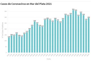 Una meseta al borde de los 300 casos y 302 recuperados