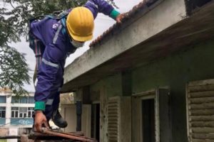 Avanzan las obras de reparación del Hogar Municipal de Ancianos
