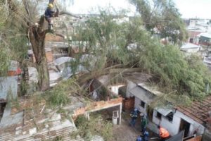 Se realizaron más de 100 acciones distintas como consecuencia del temporal