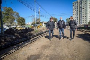 Avanzan obras viales en Villa Primera, Los Pinares y Parque Luro