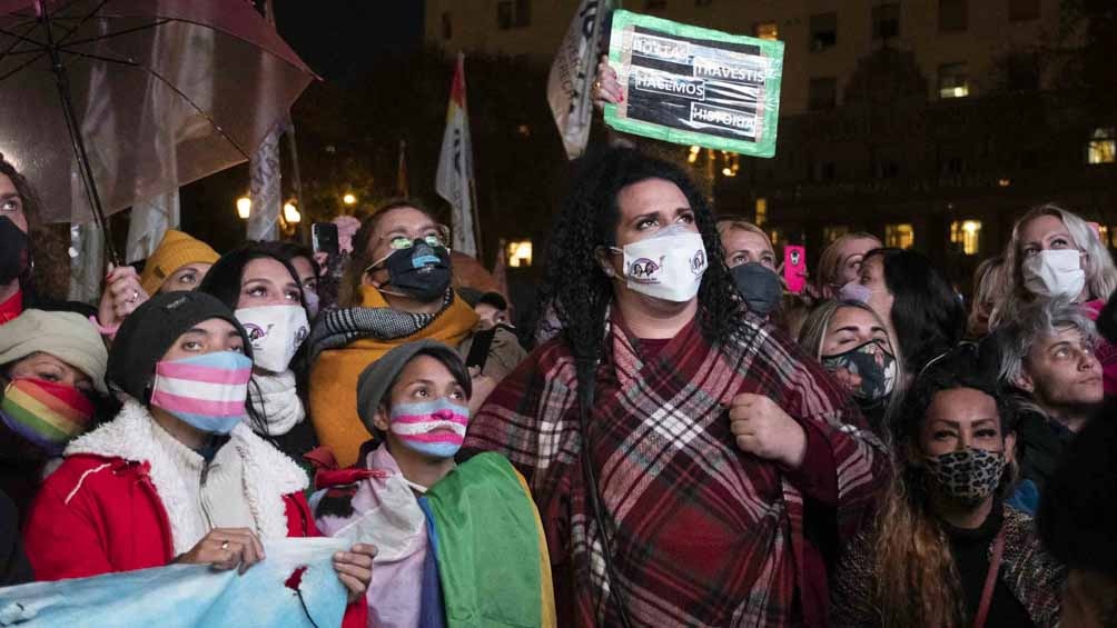 El Presidente, la vicepresidenta y funcionarios celebraron la sanción del cupo travesti trans