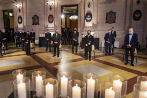 Fernández: «A quienes se han ido en estos momentos dolorosos no los olvidaremos nunca»